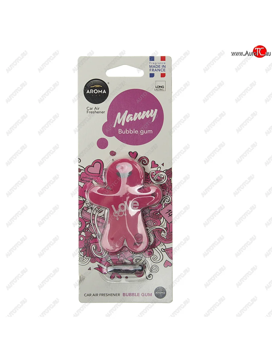 Ароматизатор на дефлектор полимерный (bubble gum) 8г Manny AROMA CAR AROMA CAR 92994  в Самаре Самарской области