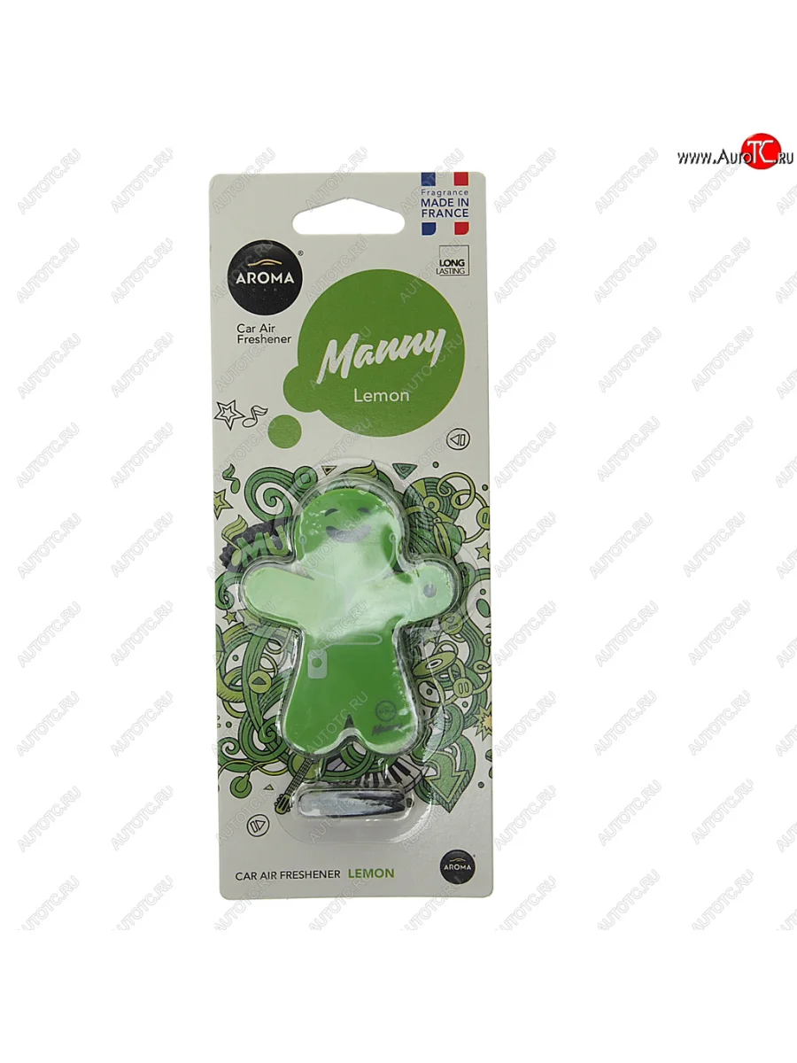 Ароматизатор на дефлектор полимерный (лимон) 8г Manny AROMA CAR AROMA CAR 92995  в Самаре Самарской области