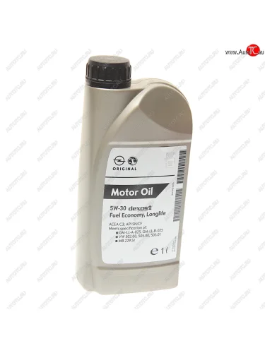 Масло моторное GENERAL MOTORS Dexos2 5W30 синт. 1л EU OE GENERAL MOTORS 93165690