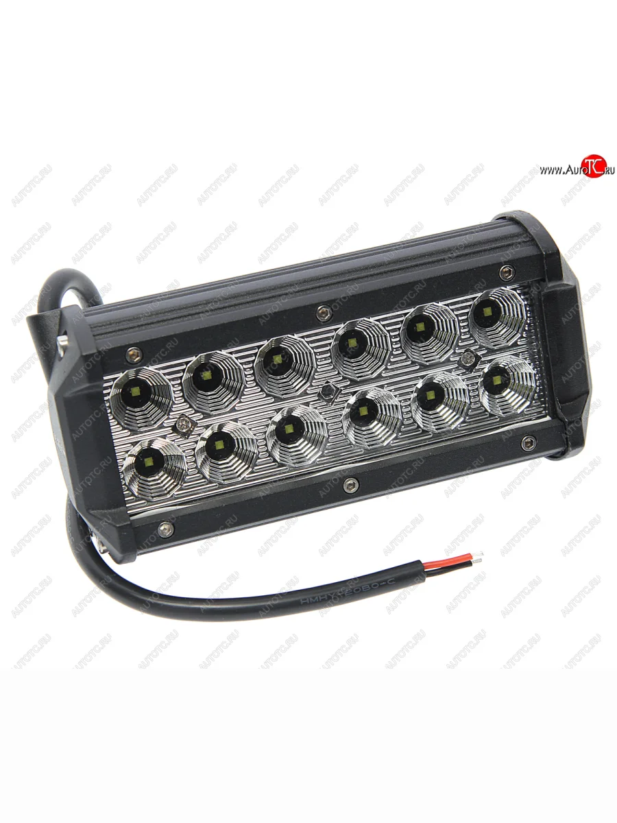 Балка светодиодная 1224V 36W (12 светодиодов) 170х85х65мм (ближний свет) двухрядная LED LT LED TECHNOLOGY 9-36f  в Самаре Самарской области