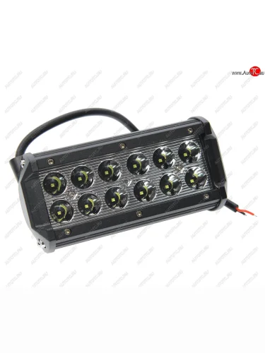 Балка светодиодная 1224V 36W (12 светодиодов) 170х85х65мм (дальний свет) двухрядная LED LT LED TECHNOLOGY 9-36s