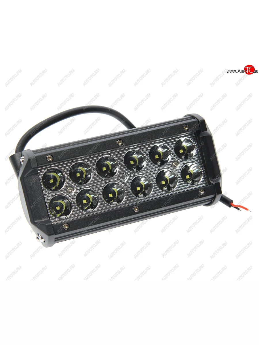 Балка светодиодная 1224V 36W (12 светодиодов) 170х85х65мм (дальний свет) двухрядная LED LT LED TECHNOLOGY 9-36s  в Самаре Самарской области