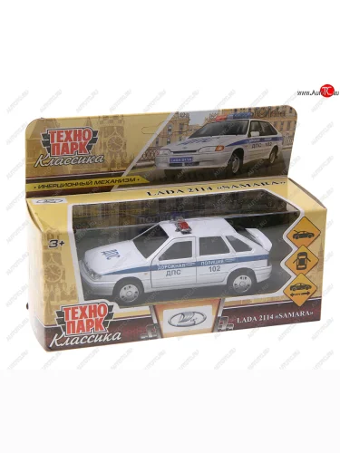 Модель автомобиля ЛАДА 2114 Самара металлическая ТЕХНОПАРК ТЕХНОПАРК 937629937650