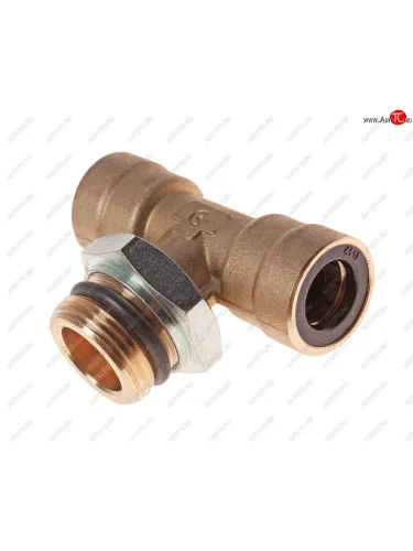 Соединитель трубки ПВХ,полиамид d=12мм-12мм (наружная резьба) М22х1.5 тройник латунь CAMOZZI CAMOZZI 9412 12-m22x1.5