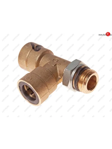 Соединитель трубки ПВХ,полиамид d=12мм-12мм (наружная резьба) М16х1.5 тройник латунь CAMOZZI CAMOZZI 9422 12-m16x1.5