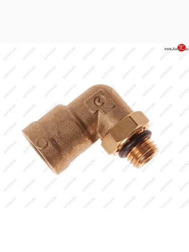 Соединитель трубки ПВХ,полиамид d=12мм (наружная резьба) М12х1.5 угольник латунь CAMOZZI CAMOZZI 9502 12-m12x1.5