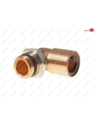 Соединитель трубки ПВХ,полиамид d=16мм (наружная резьба) М22х1.5 угольник латунь CAMOZZI CAMOZZI 9502 16-m22x1.5