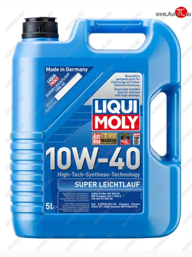 Масло моторное SUPER LEICHTLAUF 10W40 псинт.5л LIQUI MOLY LIQUI MOLY 9505
