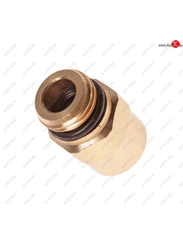 Соединитель трубки ПВХ,полиамид d=10мм (наружная резьба) М16х1.5 прямой латунь CAMOZZI CAMOZZI 9512 10-m16x1.5