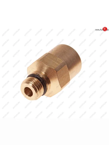 Соединитель трубки ПВХ,полиамид d=8мм (наружная резьба) М10х1 прямой латунь CAMOZZI CAMOZZI 9512 8-m10x1