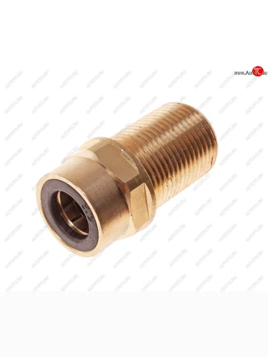 Соединитель трубки ПВХ,полиамид d=12мм (наружная резьба) М20х1.5 прямой латунь CAMOZZI CAMOZZI 9590 12-m20x1.5-s01