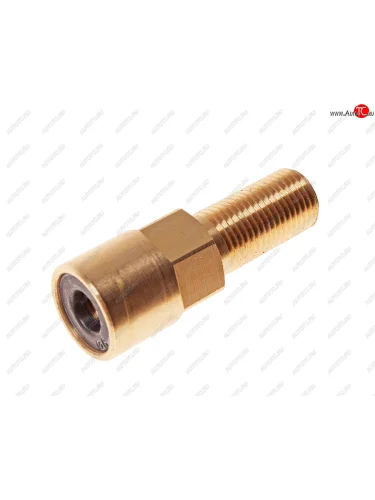 Соединитель трубки ПВХ,полиамид d=6мм (наружная резьба) М10х1 прямой латунь CAMOZZI CAMOZZI 9590 6-m10x1-s01