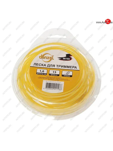 Леска для триммера 1.6мм 15м звезда СИБРТЕХ СИБРТЕХ 961695