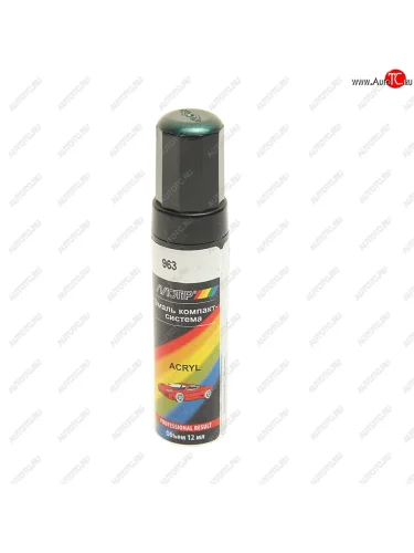 Краска 963 зеленая с кистью 12мл MOTIP MOTIP 963 me 12ml