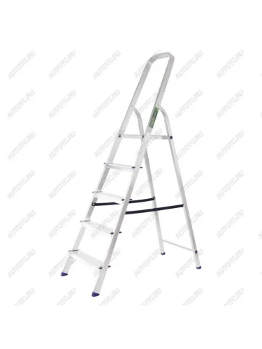 Лестница-стремянка 5 ступеней алюминиевая СИБРТЕХ СИБРТЕХ 97715