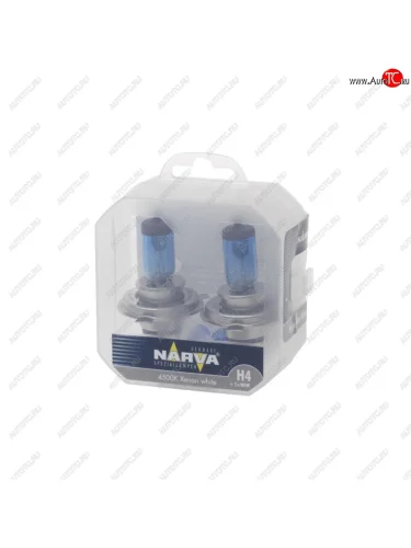 Лампа набор 12V H4 10090W + W5WT105 P43t 4500K бокс (2шт.+2шт.) Range Power White NARVA NARVA 980152100