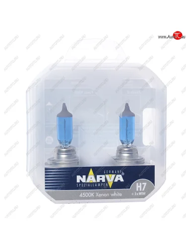 Лампа набор 12V H7 85W + W5WT105 PX26d бокс (2шт.+2шт.) Range Power White NARVA NARVA 980162100