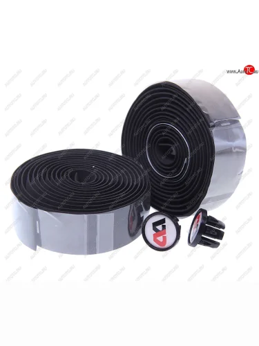 Обмотка на руль 30х2150х3мм с клеевой основой 2шт. черный NO NAME 993344