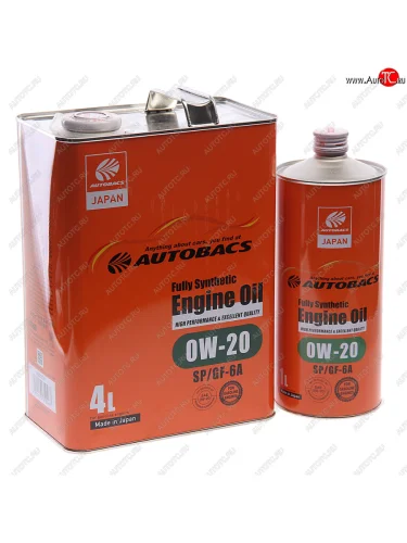 Масло моторное ENGINE OIL 0W20 синт.4л+1л Япония AUTOBACS AUTOBACS a00032230-401 AUTOBACS a00032230-401