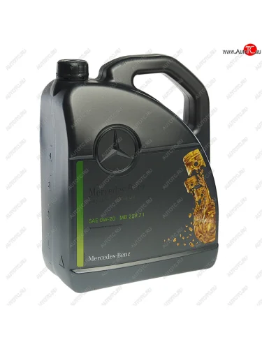 Масло моторное MERCEDES 0W20 синт.5л (спецификация 229.71 ) OE MERCEDES a000989230713fbar