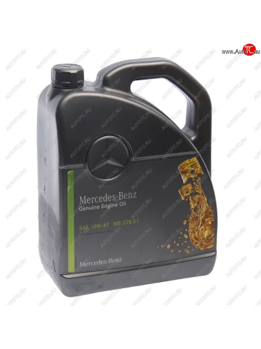 Масло моторное MERCEDES 10W40 псинт. 5л (спецификация 228.51) OE MERCEDES a000989470413fbfr