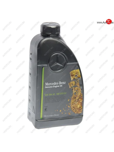 Масло моторное MERCEDES 5W30 синт.1л (спецификация 229.52) OE MERCEDES a000989700611abde