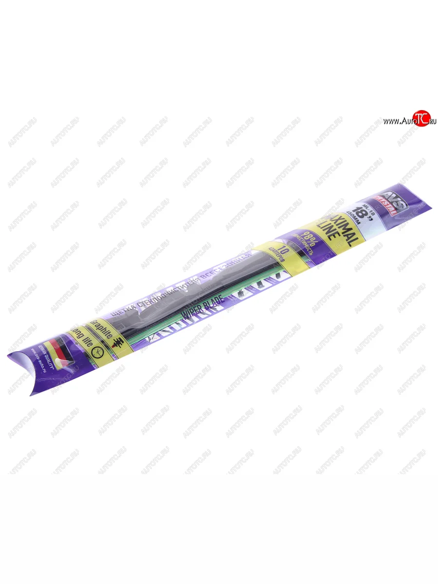 Щетка стеклоочистителя 450мм бескаркасная (10 адаптеров) Maximal Line AVS AVS a07777s  в Керчи Республика Крым
