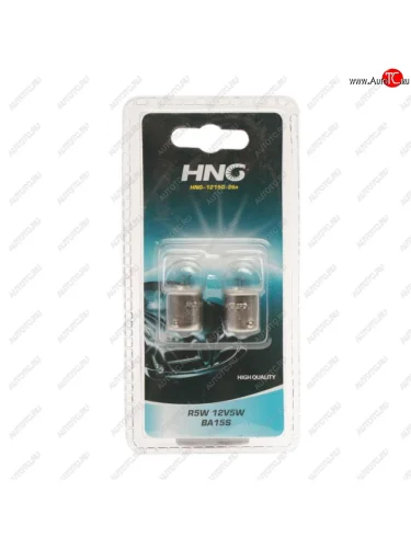 Лампа 12V R5W BA15s блистер (2шт.) Long Life HNG HNG а12-5-1бл
