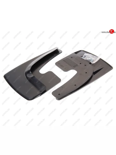 Брызговик универсальный черный 2шт. без надписи (пакет) NO NAME а-388 (25235)