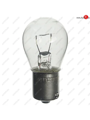 Лампа 12V PY21W BAU15s белая AVS AVS a78338s
