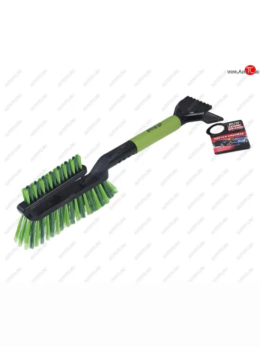 Щетка со скребком 52см черно-зеленая AVS AVS a78470s