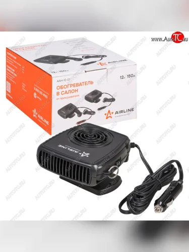Обогреватель автомобильный 12V 150Вт AIRLINE AIRLINE aah-12-01