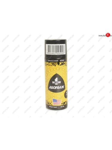 Краска черная аэрозоль 400мл Abordage 1NEW 1NEW ab-039