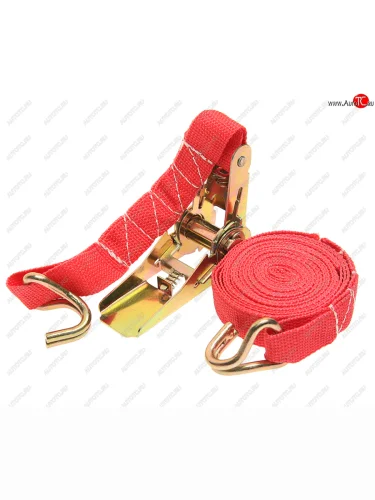 Стяжка крепления груза 0.4т 4м-25мм с храповиком в пакете АВТОСТОП АВТОСТОП ab-0404