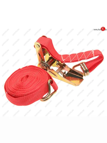 Стяжка крепления груза 0.4т 6м-25мм с храповиком в пакете АВТОСТОП АВТОСТОП ab-0406