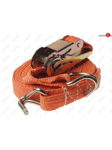 Стяжка крепления груза 0.8т 6м-25мм с храповиком в пакете АВТОСТОП АВТОСТОП ab-0806