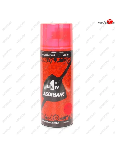 Краска флуоресцентная красная аэрозоль 400мл Abordage 1NEW 1NEW ab-1001