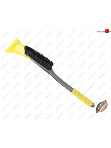 Щетка со скребком 54см серо-желтая АВТОСТОП АВТОСТОП ab-2218 АВТОСТОП ab-2218