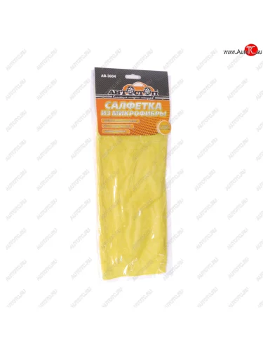 Салфетка микрофибра универсальная 35х40см желтая АВТОСТОП АВТОСТОП ab-3604