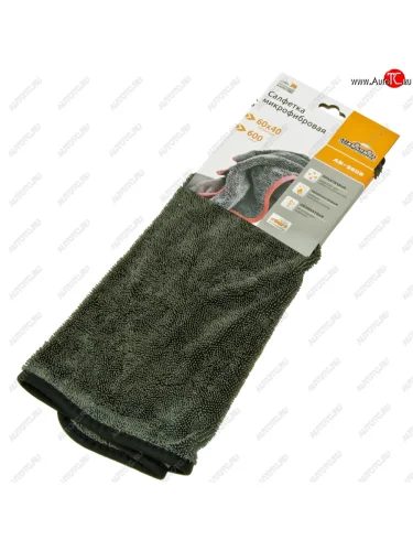 Салфетка микрофибра универсальная 40х60см АВТОСТОП АВТОСТОП ab-3608