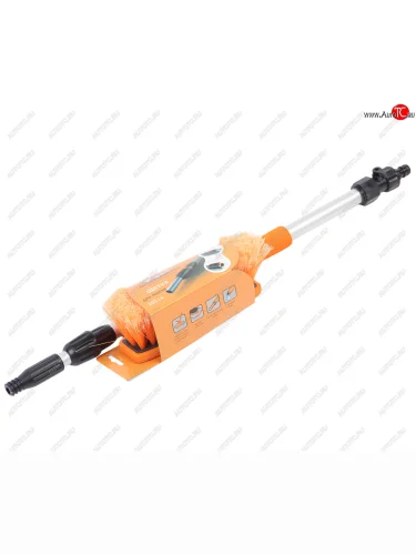 Щетка для мойки автомобиля телескопическая 70-100см под шланг AIRLINE AIRLINE ab-h-04