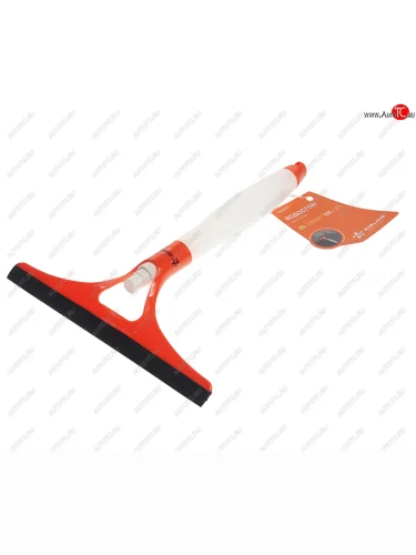 Скребок для сгона воды 25см с распылителем бело-оранжевый AIRLINE AIRLINE abmn008