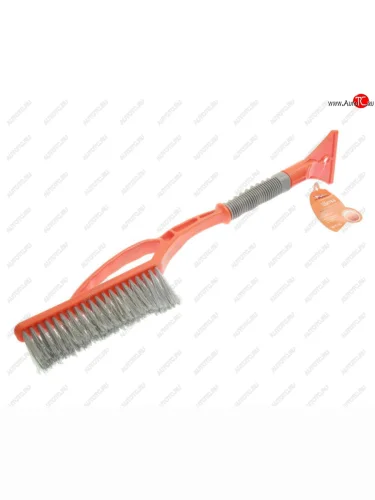 Щетка со скребком 54см оранжево-серая AIRLINE AIRLINE ab-r-12s