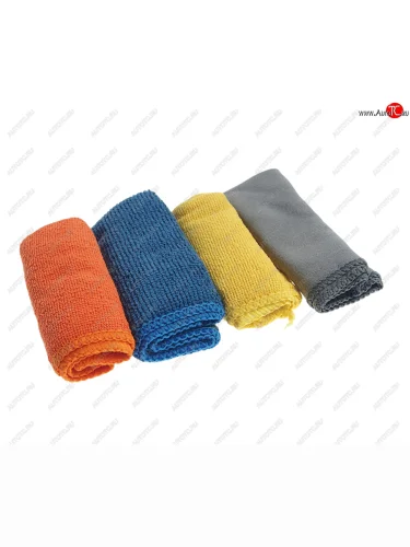 Салфетка микрофибра универсальная 20х20см (4шт.) AIRLINE AIRLINE ab-v-02