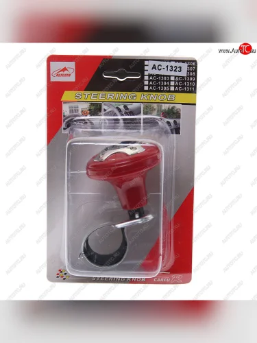 Ручка на руль лентяйка красная Carfu NO NAME ac-1323 красный