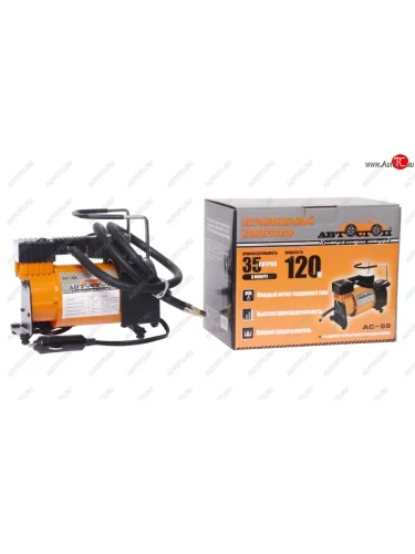 Компрессор автомобильный 35лмин. 10атм. 14А 12V в прикуриватель АВТОСТОП АВТОСТОП ac-58