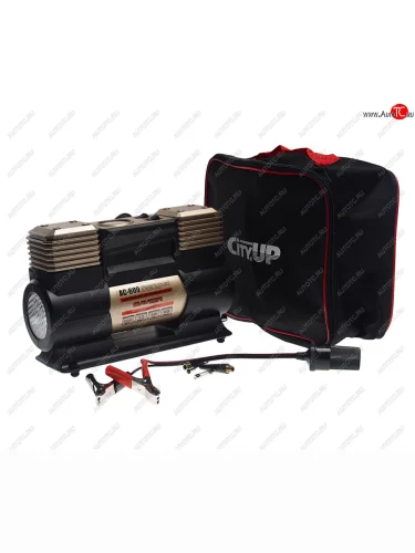 Компрессор автомобильный 60лмин. 10атм. 15А 12V в прикуриватель (переходник на клеммы) CITY UP CITY UP ac-600