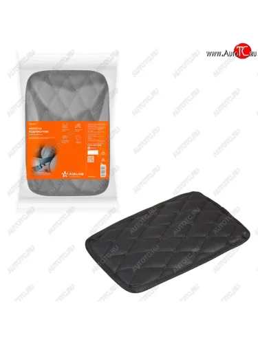 Накидка на подлокотник экокожа черная AIRLINE AIRLINE adca001