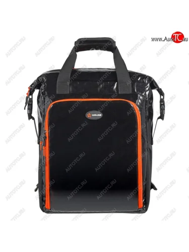 Сумка изотермическая-рюкзак 19л 31х39х16см черно-оранжевая AIRLINE AIRLINE adcb011