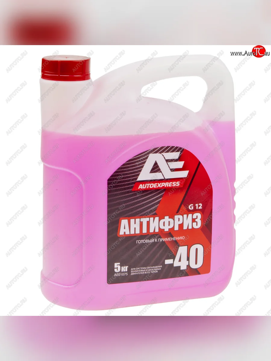Антифриз красный -40C 5кг G12 RED AUTOEXPRESS ТИТАН-СМ ae-01075  в Самаре Самарской области